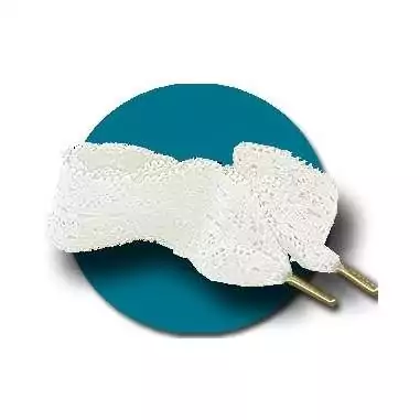 Lacets de chaussures blancs en dentelle -Achat|Vente en…