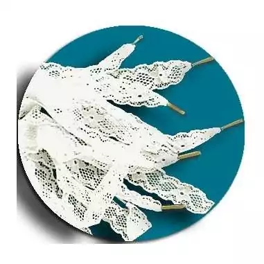 Lacets de chaussures blancs en dentelle -Achat|Vente en…