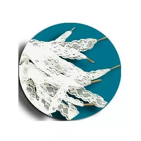 Lacets de chaussures blancs en dentelle -Achat|Vente en…