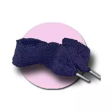 Lacets de chaussures dentelle bleu marine. pour vos…