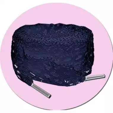 Lacets de chaussures dentelle bleu marine. pour vos…