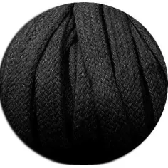 Lacets noirs épais en coton pour vos chaussures 2