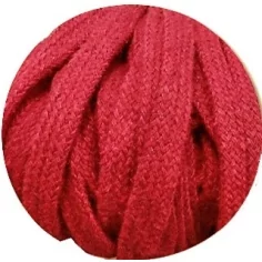 Lacets coton&nbsp;épais rouges pour vos chaussures 2