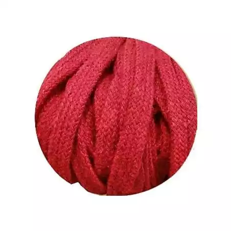 Lacets coton&nbsp;épais rouges pour vos chaussures