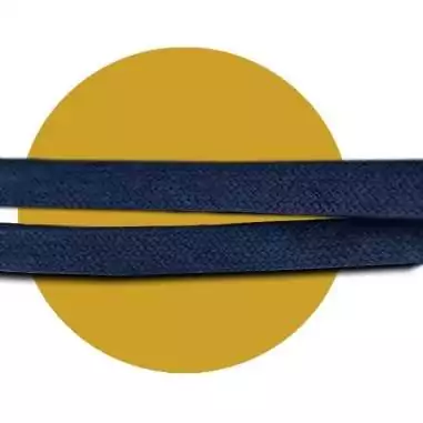 Lacets coton&nbsp;épais en bleu marine pour vos chaussures