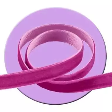 Lacets velours&nbsp;framboise pour vos chaussures