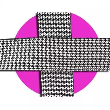 Lacets originaux pied de poule noir blanc en vente en…