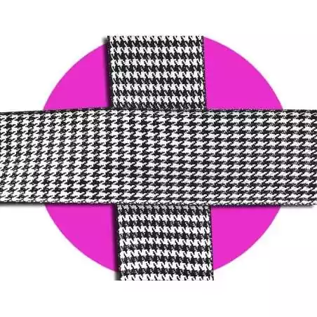 Lacets originaux pied de poule noir blanc en vente en…