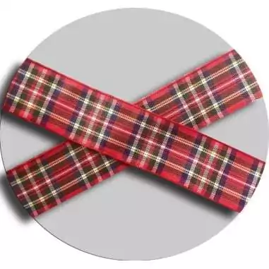 Lacets de chaussures larges rouges à carreaux écossais…