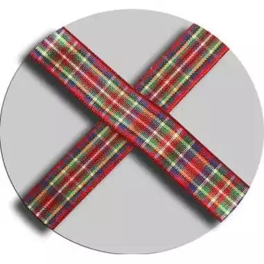 Lacets de chaussures larges rouges à carreaux écossais…