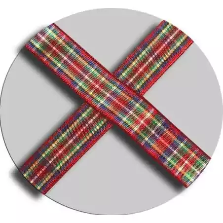 Lacets de chaussures larges rouges à carreaux écossais…