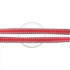 Lacets rouges blancs à surpiqures fantaisie en vente en… 2