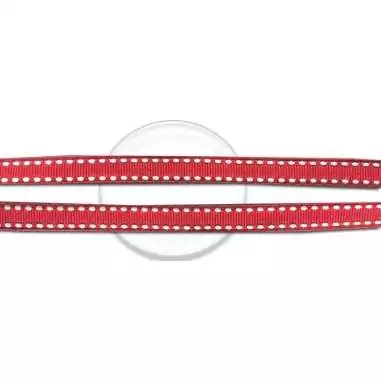 Lacets rouges blancs à surpiqures fantaisie en vente en…