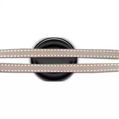 Lacets beiges blancs à surpiqures fantaisie en vente en…