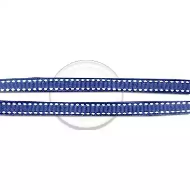 Lacets bleus blancs à surpiqures fantaisie en vente en…