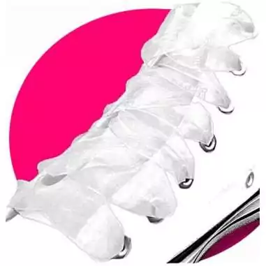 Lacets ruban organza organdi blanc fantaisie en vente en…