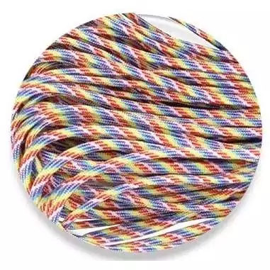 Lacets ronds paracorde&nbsp;multicolores pour vos chaussures