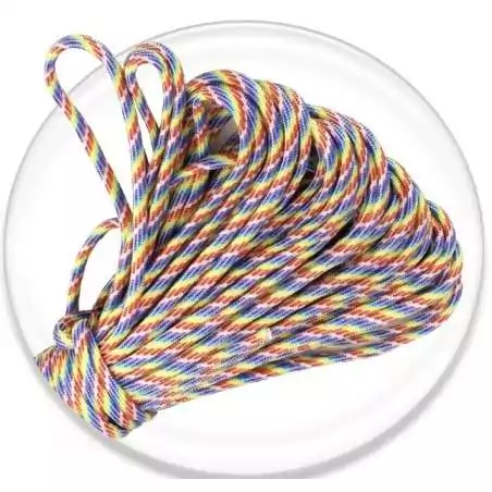 Lacets ronds paracorde&nbsp;multicolores pour vos chaussures