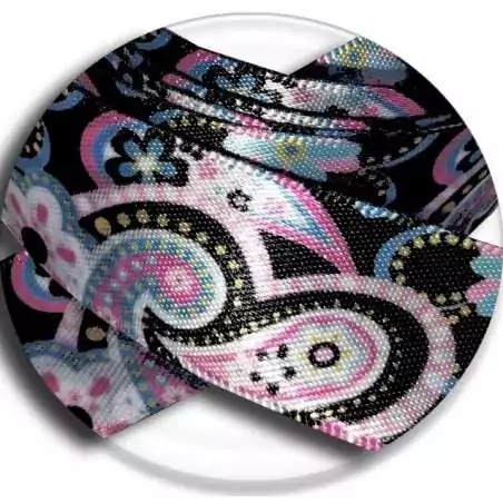 Lacets larges satin&nbsp;cachemire pour vos chaussures