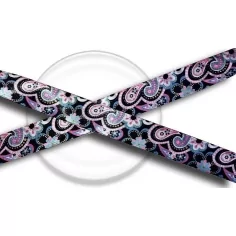 Lacets larges satin&nbsp;cachemire pour vos chaussures 2