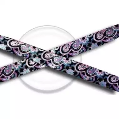 Lacets larges satin&nbsp;cachemire pour vos chaussures