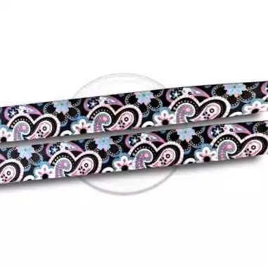 Lacets larges satin&nbsp;cachemire pour vos chaussures