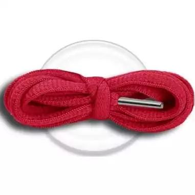 Lacets ronds en rouge pour vos chaussures