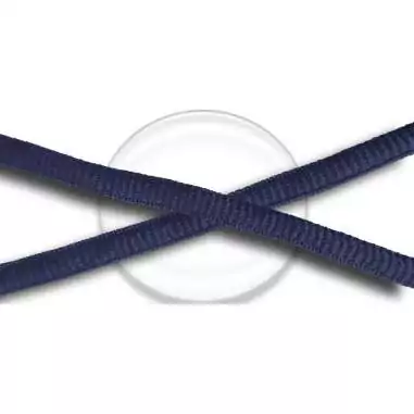 Lacets de chaussures bleus marines foncés, ronds, en…