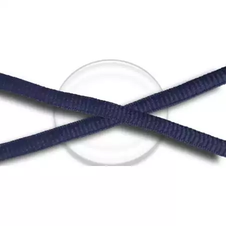 Lacets de chaussures bleus marines foncés, ronds, en…