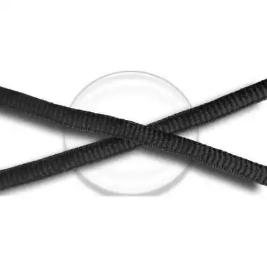 Lacets ronds&nbsp;noirs pour vos chaussures