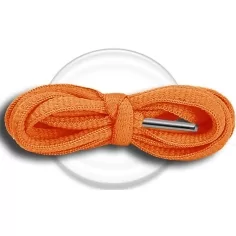  Lacets ronds&nbsp;orange&nbsp;capucine pour vos chaussures