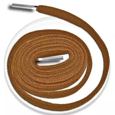 Lacets de chaussures couleur marron caramel ronds…