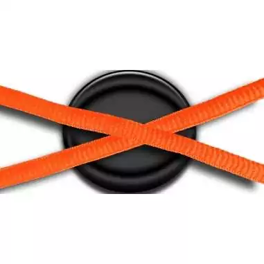 Lacets de chaussures fluos orange et ronds fantaisie…