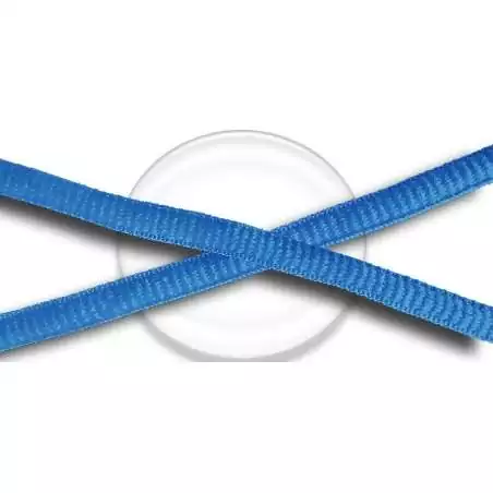 Lacets de chaussures bleus lagon, ronds, en couleur et…