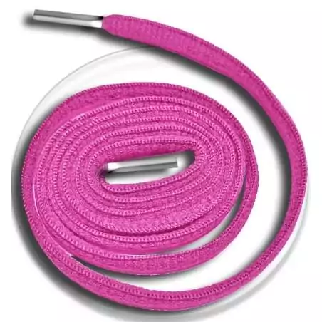 Lacets de chaussures roses fushia, ronds, en couleur et…