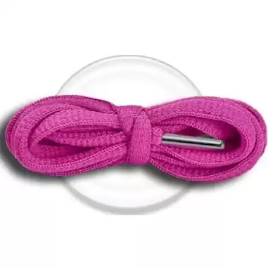 Lacets de chaussures roses fushia, ronds, en couleur et…