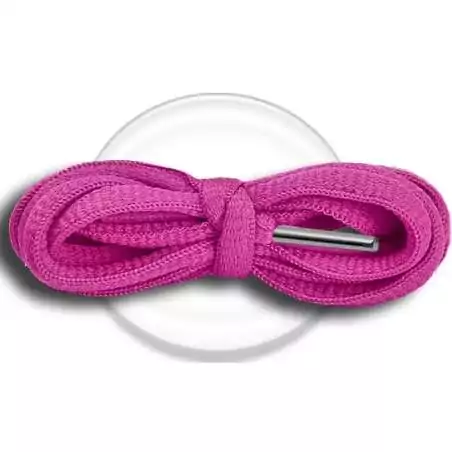 Lacets de chaussures roses fushia, ronds, en couleur et…