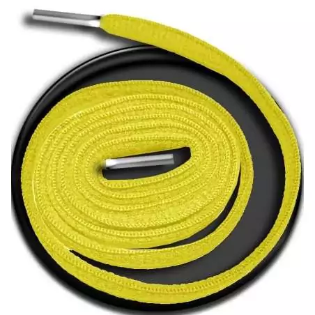 Lacets de chaussures couleur jaune ronds fantaisie colorés…