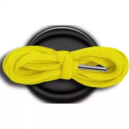 Lacets de chaussures couleur jaune ronds fantaisie colorés…