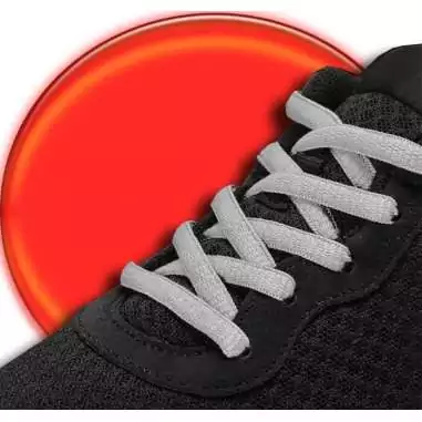 Lacets de chaussures gris pâles, gris souris, ronds en…