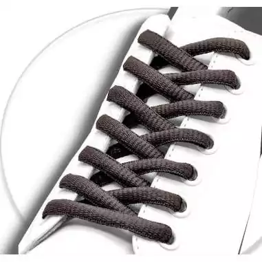 Lacets de chaussures couleur marron chocolat ronds…