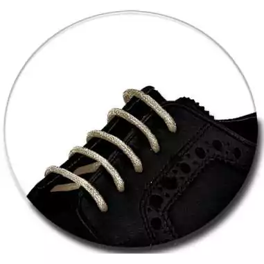 Lacets fins cirés en brun tabac pour vos chaussures