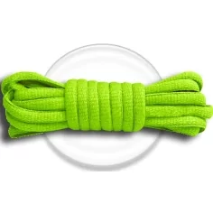 Lacets de chaussures verts anis, ronds, en couleur et…