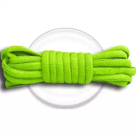 Lacets de chaussures verts anis, ronds, en couleur et…