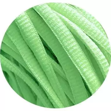 Lacets de chaussures verts d'eau, ronds en couleur et…