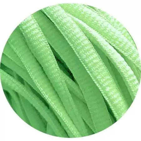 Lacets de chaussures verts d'eau, ronds en couleur et…