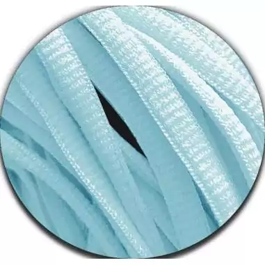 Lacets de chaussures bleus pâles, clairs, ronds, en…