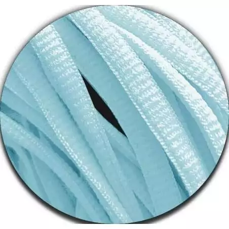 Lacets de chaussures bleus pâles, clairs, ronds, en…