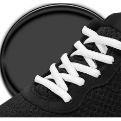 Lacets ronds en blanc pour vos chaussures 2