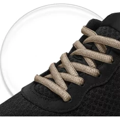 Lacets de chaussures bruns, ronds en couleur et fantaisie… 2